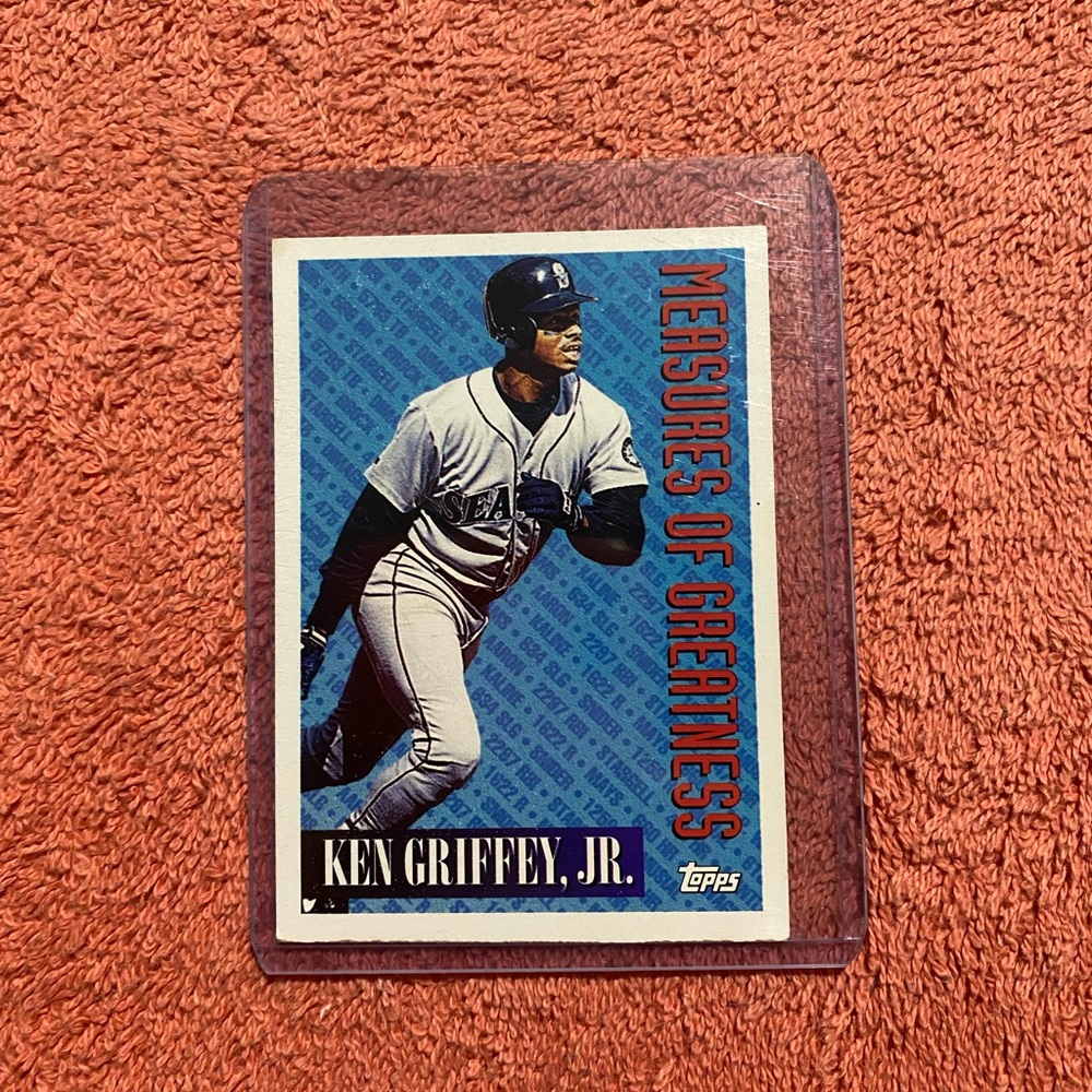 Ken Griffey JR Measures of greatness Card